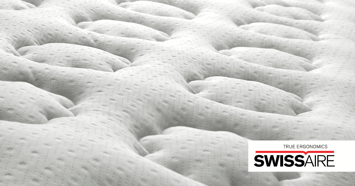 close up view of a mattress with inner springs